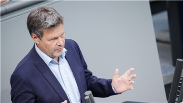 Wirtschaftsminister Robert Habeck im Bundestag.