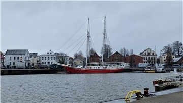 Wohnen mit Blick auf den Binnenhafen - das hätte was. Der Braker Investor Jan Hävecker würde gern mit den Gebäuden Hafenstraße 3 bis 6 beginnen.