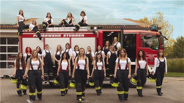 Wollen für mehr Frauen in den Ortsfeuerwehren werben: die Feuerwehrfrauen der Gemeinde Beverstedt.