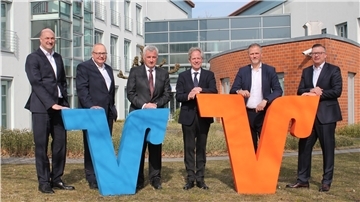 Die Volksbank-Vorstände auf einem gemeinsamen Foto.