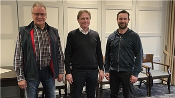 Wurden in ihren Ämtern bei der Verkehrswacht Wesermarsch bestätigt: Geschäftsführer Klaus Lücke, Vorsitzender Friedhelm Pille und stellvertretender Vorsitzender Christian Schönberg.
