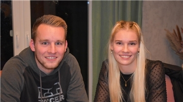 Die Geschwister Alicia und Jan Niklas Kersten.