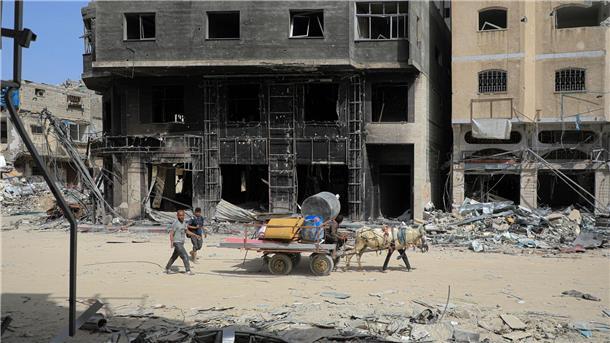 „Obdachlose ohne Zukunft“ in Gaza Zerstörung überall: Bis Ende Februar wurden nach Angaben des UN-Satellitenzentrums mehr als 31.000 Gebäude zerstört.