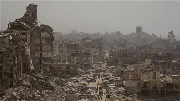 Jahrzehnte des Konflikts um Palästinenser-Staat Zerstörungen im Gazastreifen. (Archivbild)