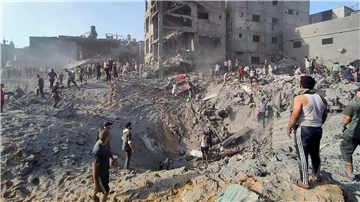 Zerstörungen nach dem Großangriff der Israelis auf Dschabalia.