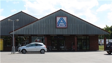 Zieht Aldi Richtung Ortsmitte? Die Mehrheit des Hagener Bauausschusses ist dafür, die Entscheidung fällt am Montag, 13. Juli, im Rat.