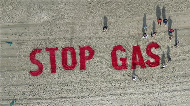 Protest gegen Gas - Aktivisten reisen für Camp nach Borkum Zu dem Protestcamp auf Borkum erwarten die Organisatoren rund 200 Teilnehmer. (Archivbild)