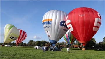 Zu den Ballonfahrten am Freitag, Sonnabend und Sonntag sind noch Anmeldungen möglich.