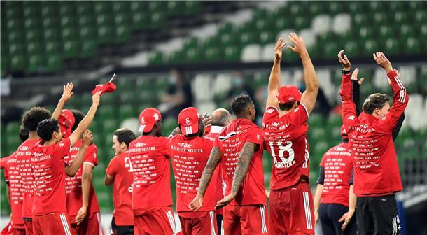 Zum achten Mal in Folge ist der FC Bayern München Deutscher Fußball-Meister.