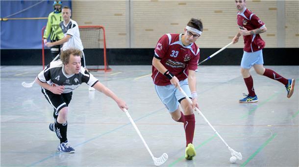 Zum Heimdebüt der Sailors machte der frühere Floorball-Nationalspieler Noah Ehrenfried (rechts) eine Ausnahme und kehrte aufs Kleinfeld zurück.