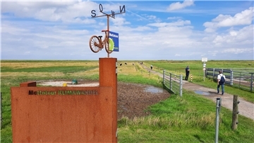 Das Foto zeigt den Langwarder Groden in Butjadingen.