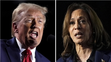 Zwei Kandidaten im Fokus: Die Spannung steigt vor der US-Präsidentschaftswahl 2025. Donald Trump (links) und Kamala Harris wollen ins Weiße Haus einziehen. 
