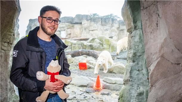 Flüchtling Ahmad Diab, Zoo am Meer, Eisbär