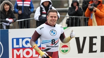 Skeleton: Grotheer feiert dritten Weltcupsieg - Neise Zweite Zweiter Tag, zweiter Sieg: Christopher Grotheer.