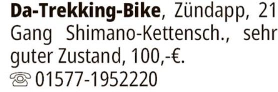 Anzeige