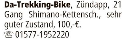 Anzeige